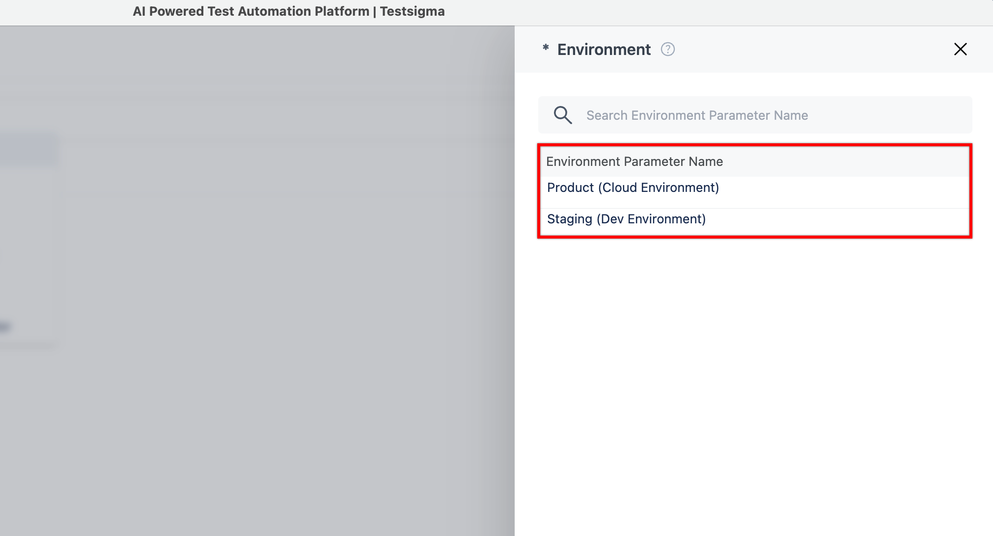 Env Overlay