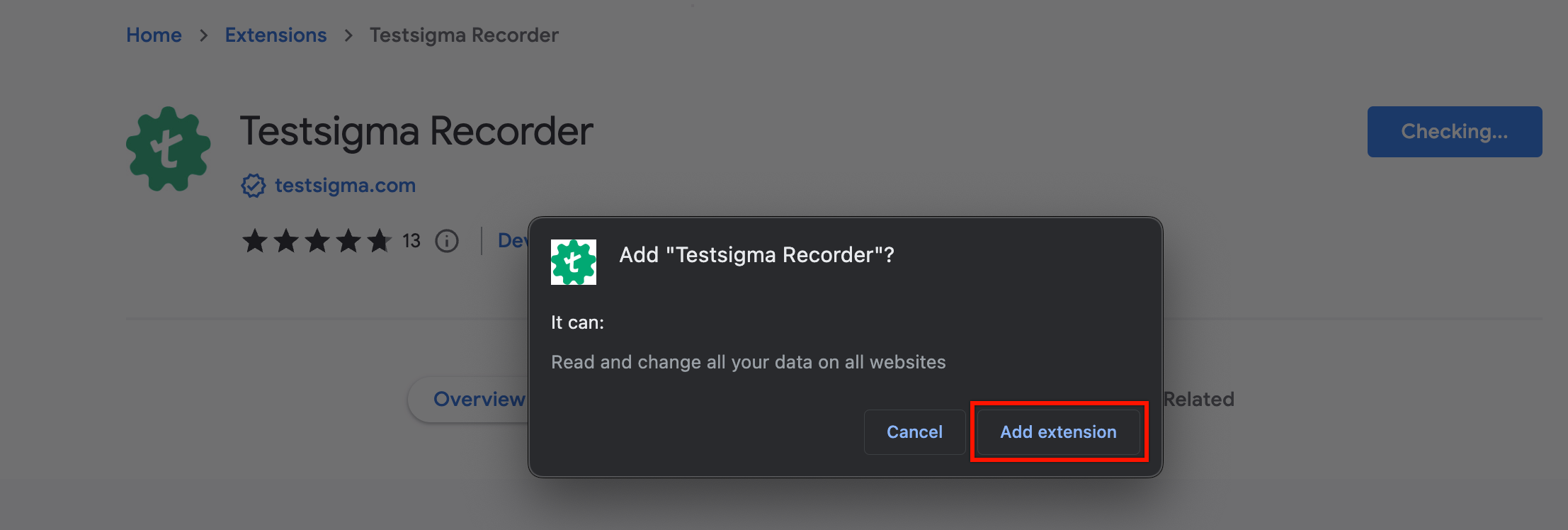 Add Extension