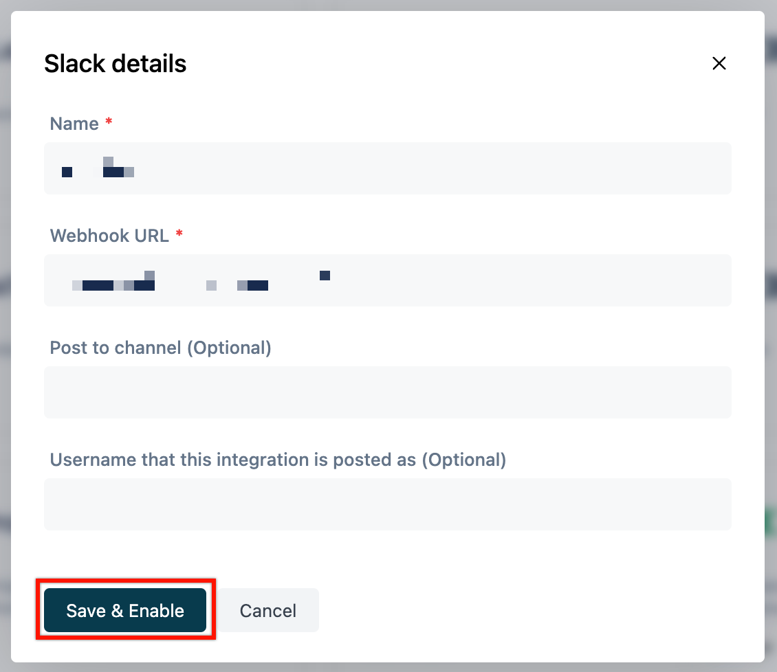 Slack Details