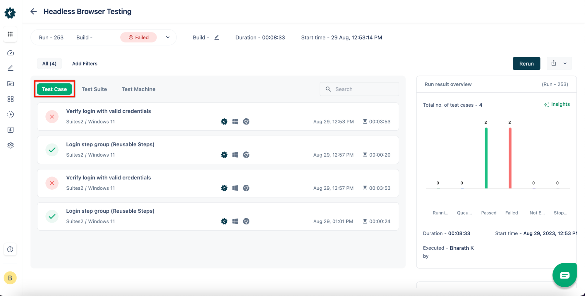 Available Reports