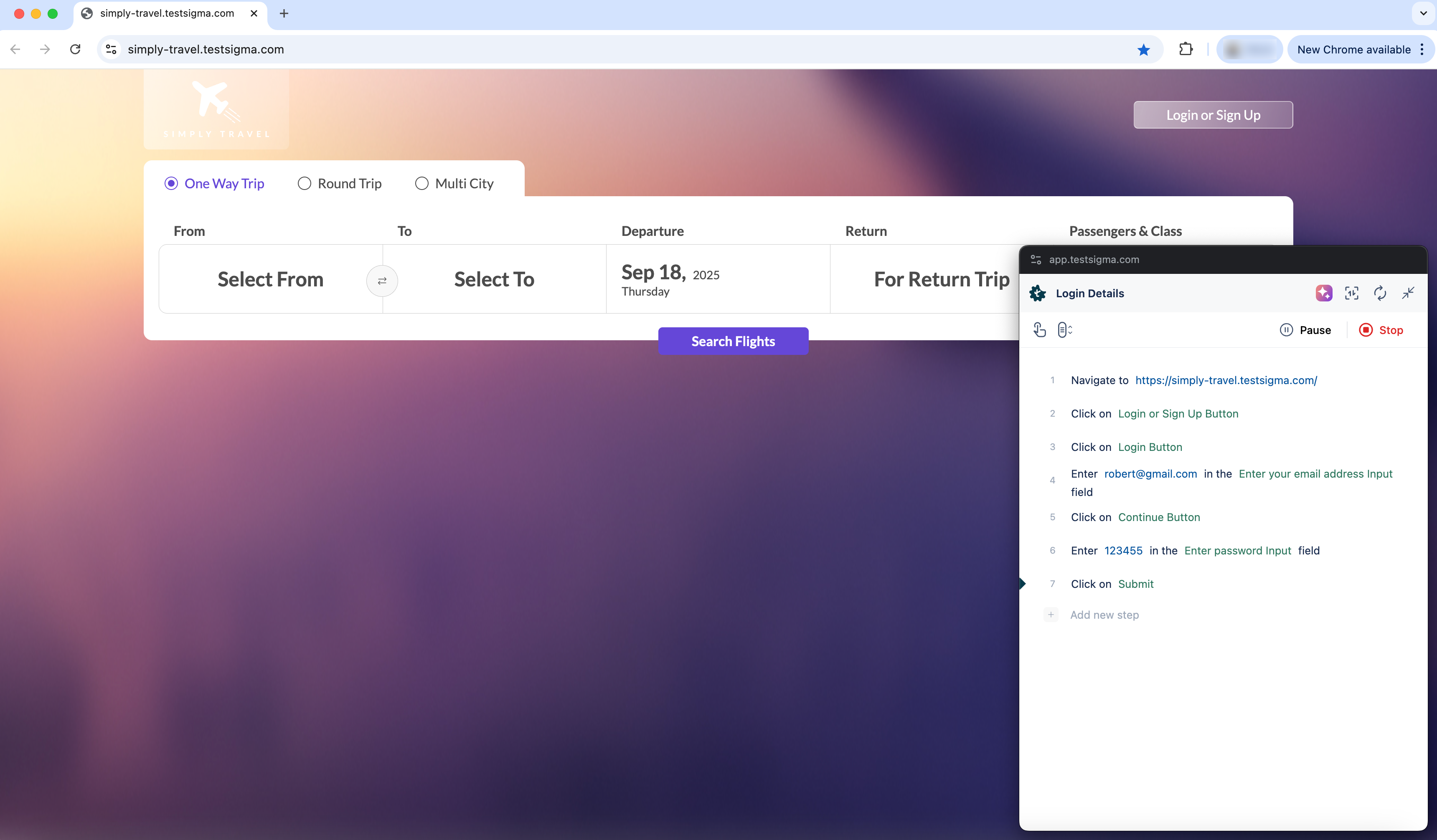 Simply Travel Window