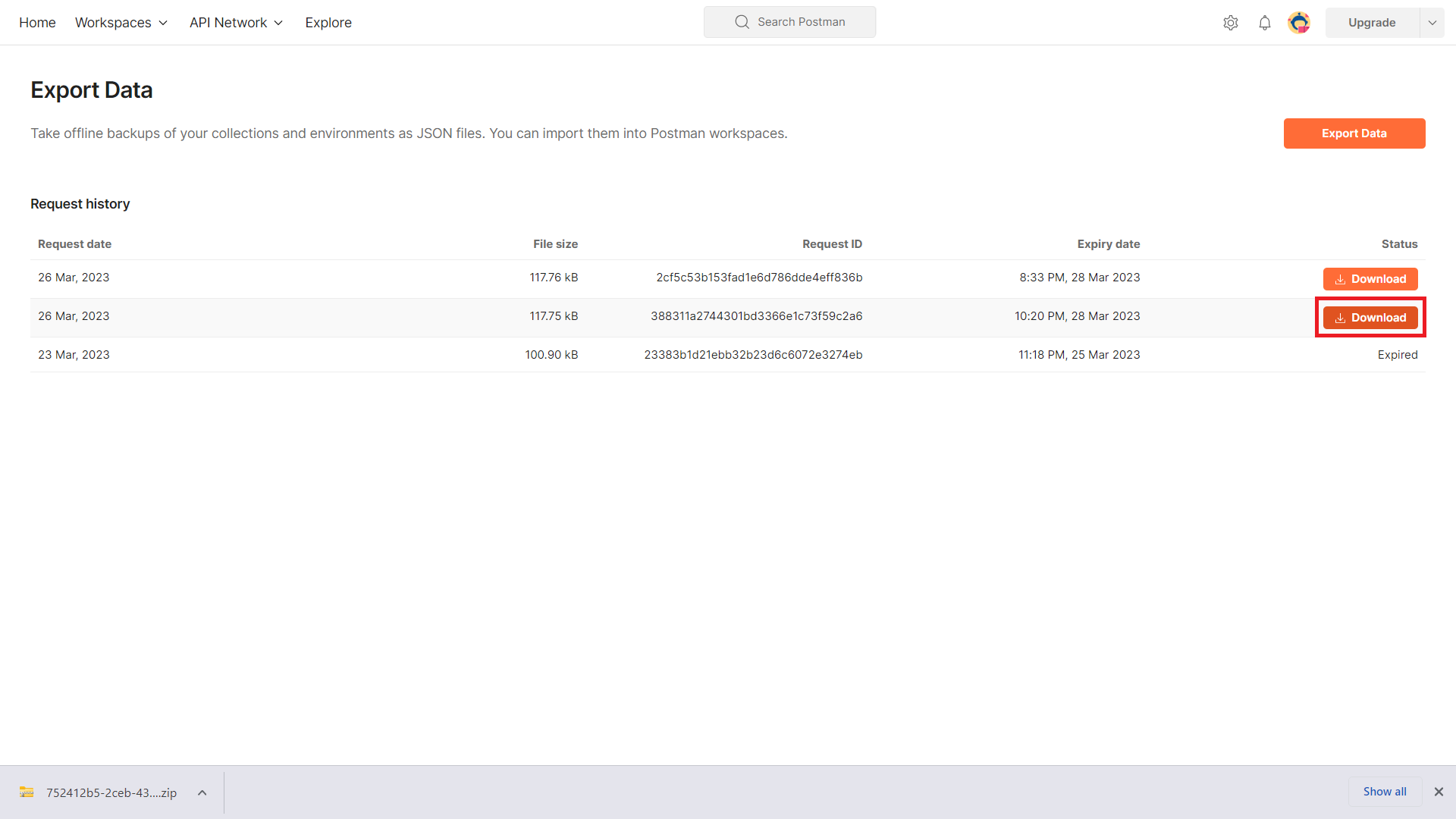 Download Zipped File