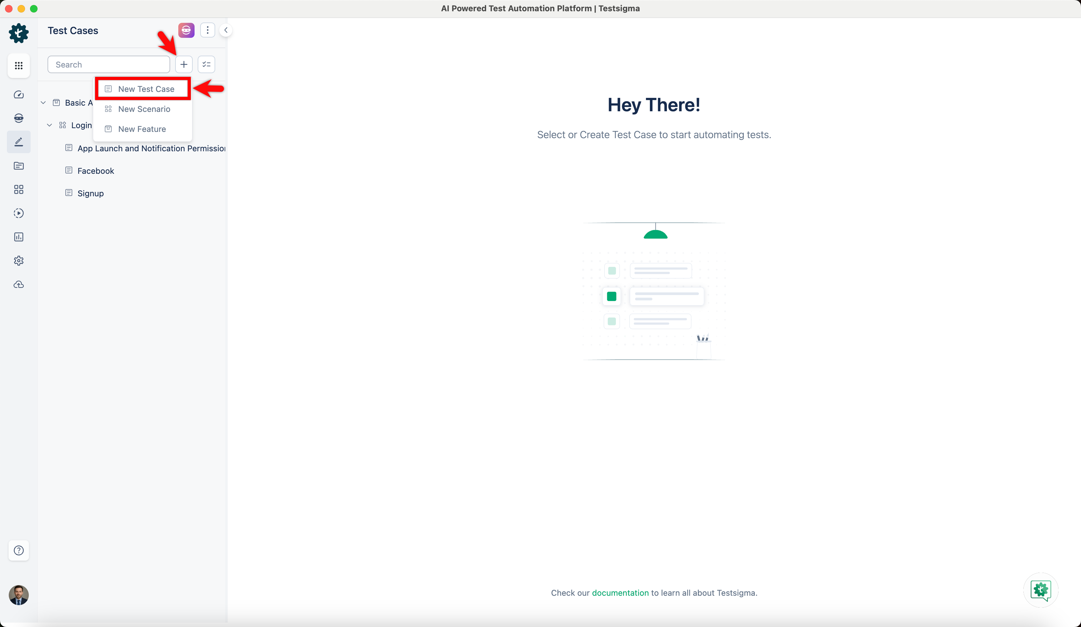 Search Bar Test Case Selection