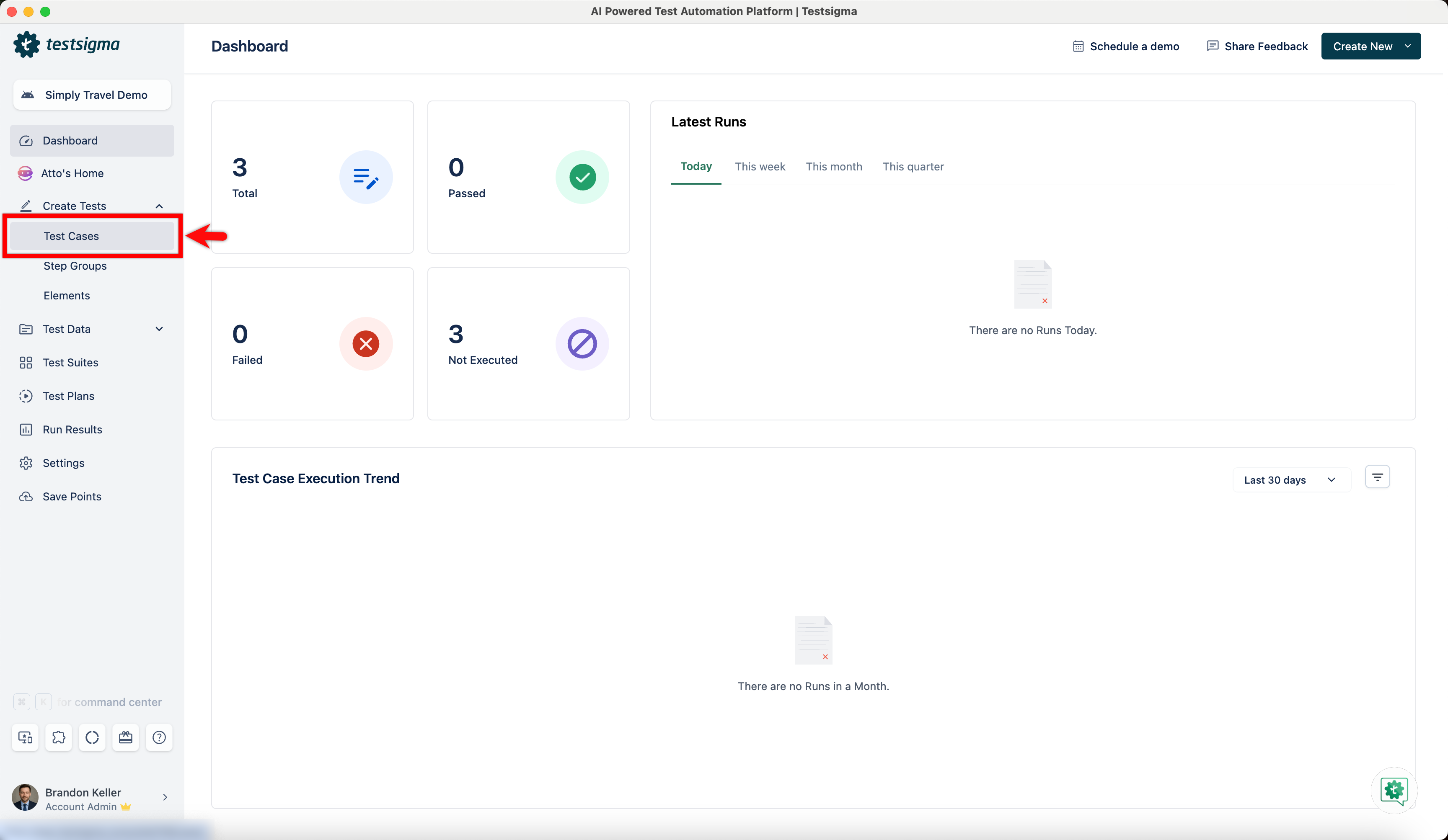 Android Create Test Case