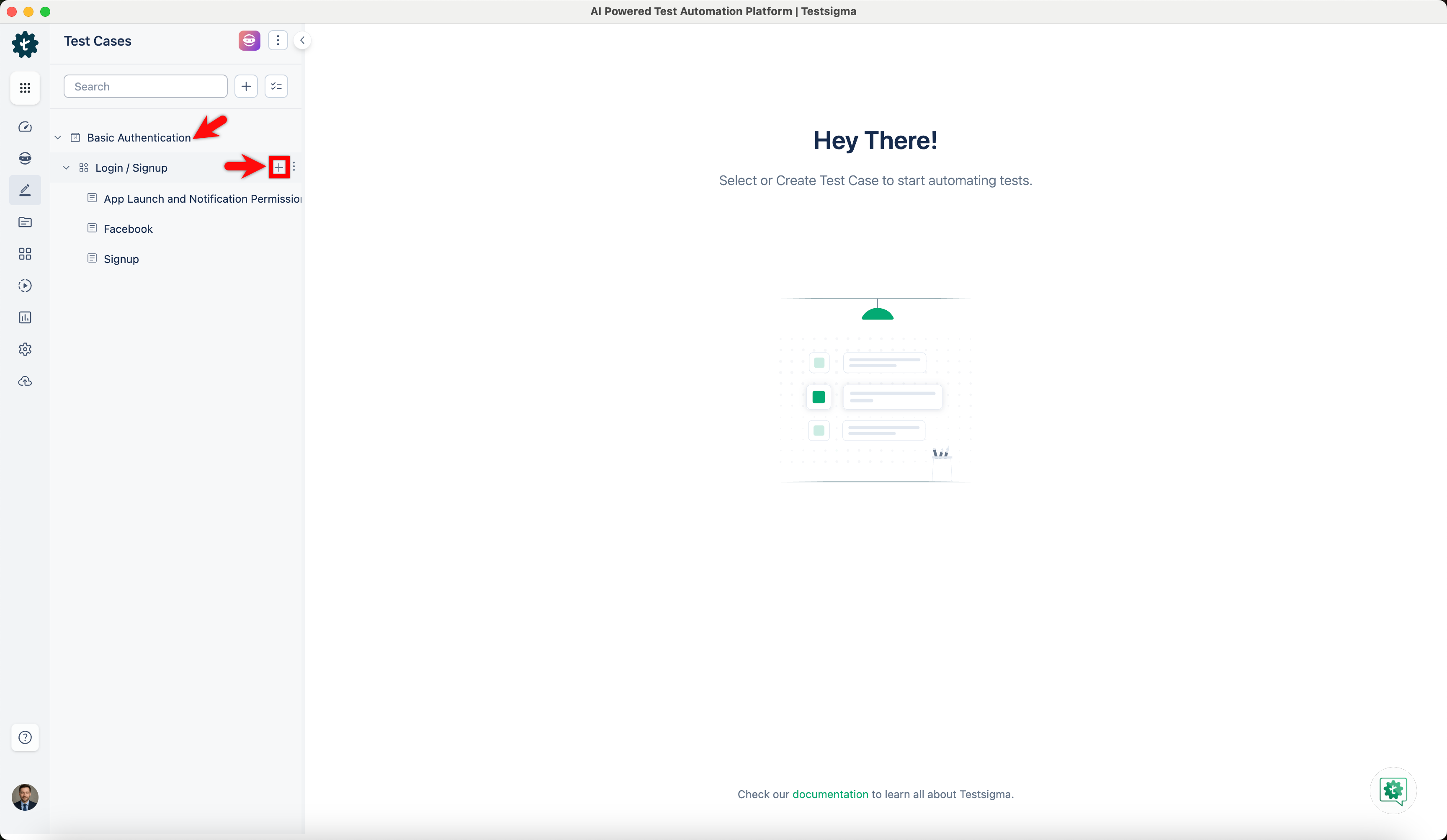 Android New Test Case