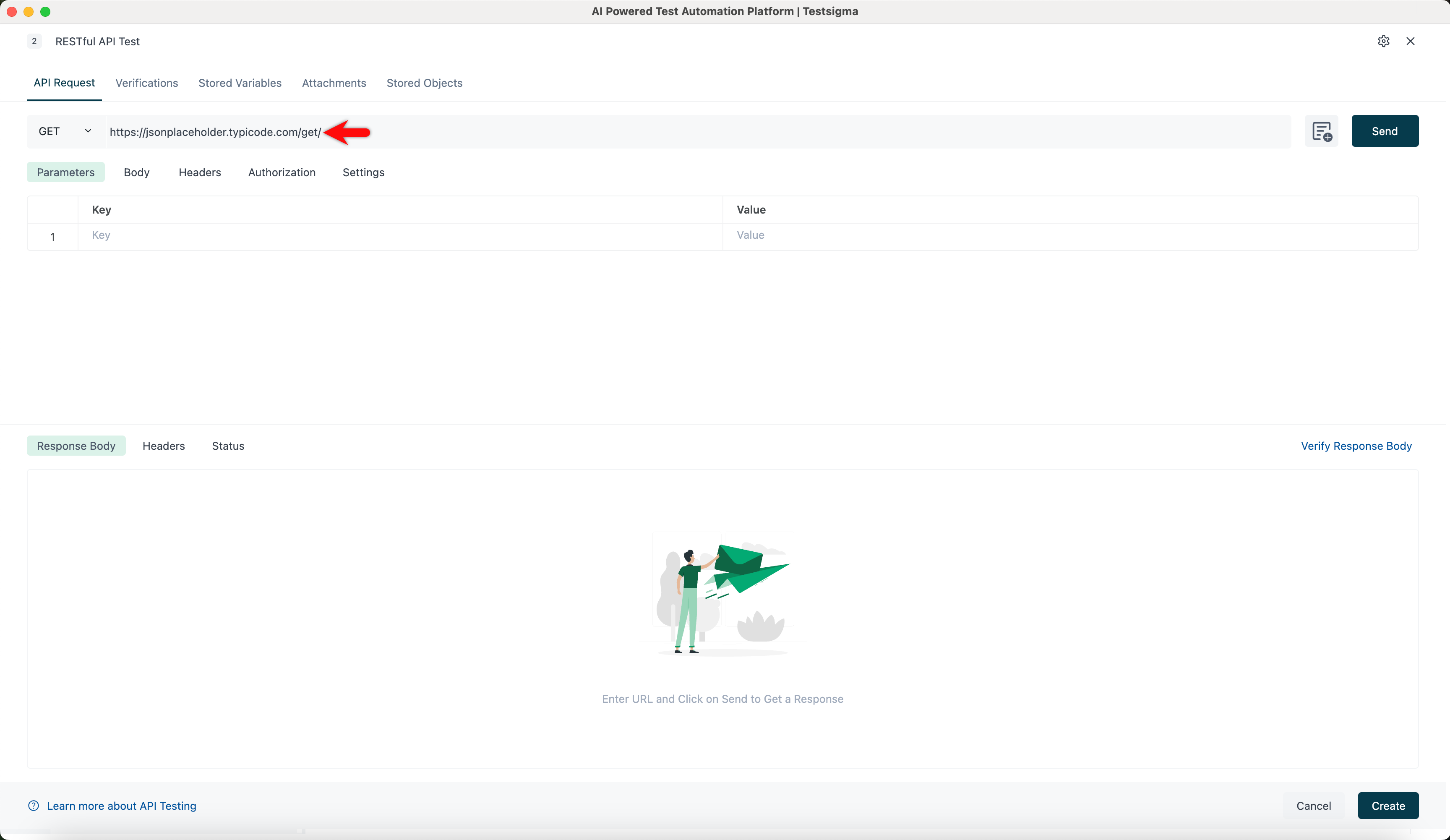 Setting URL endpoint