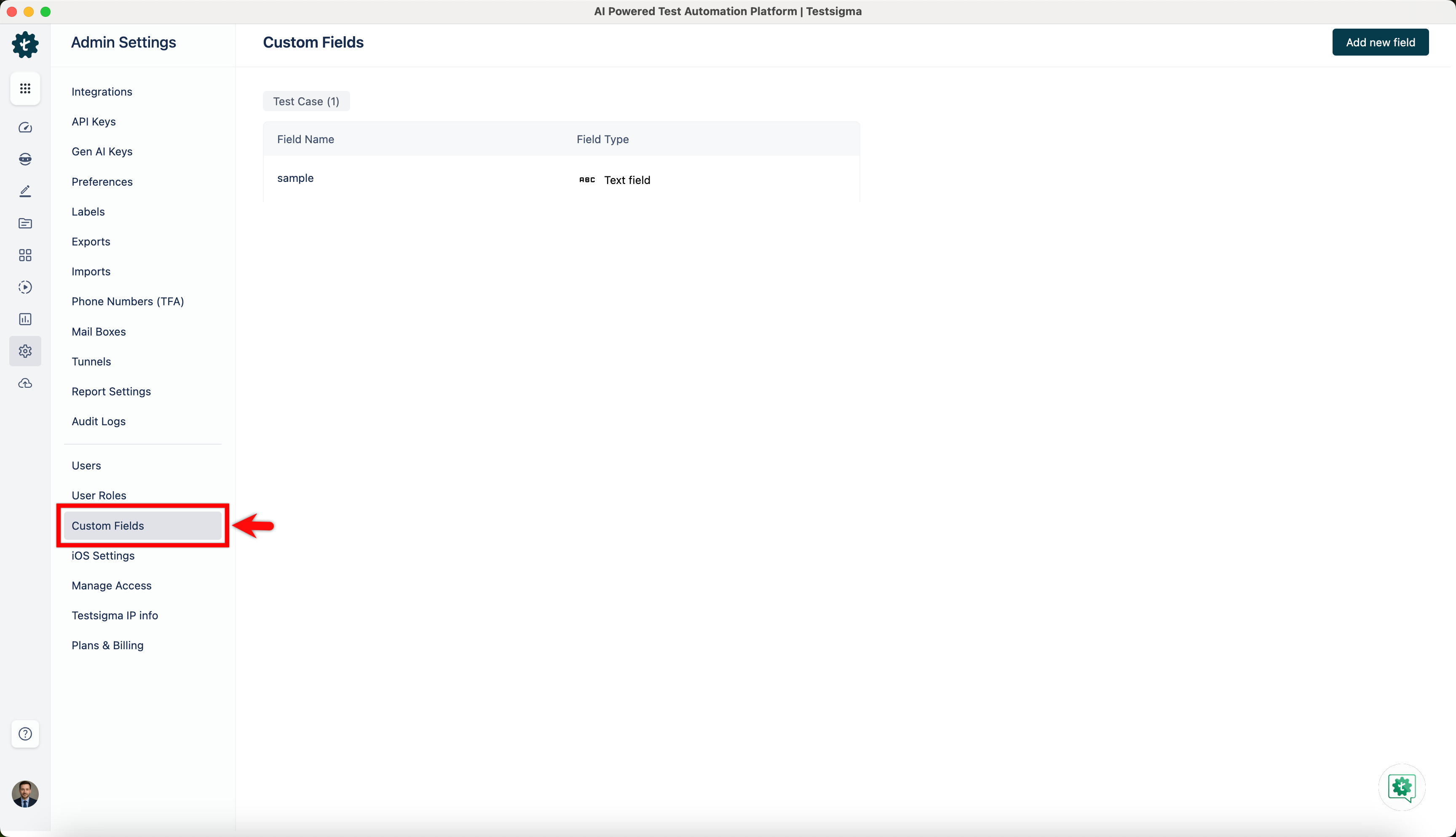 Create custom fields 2