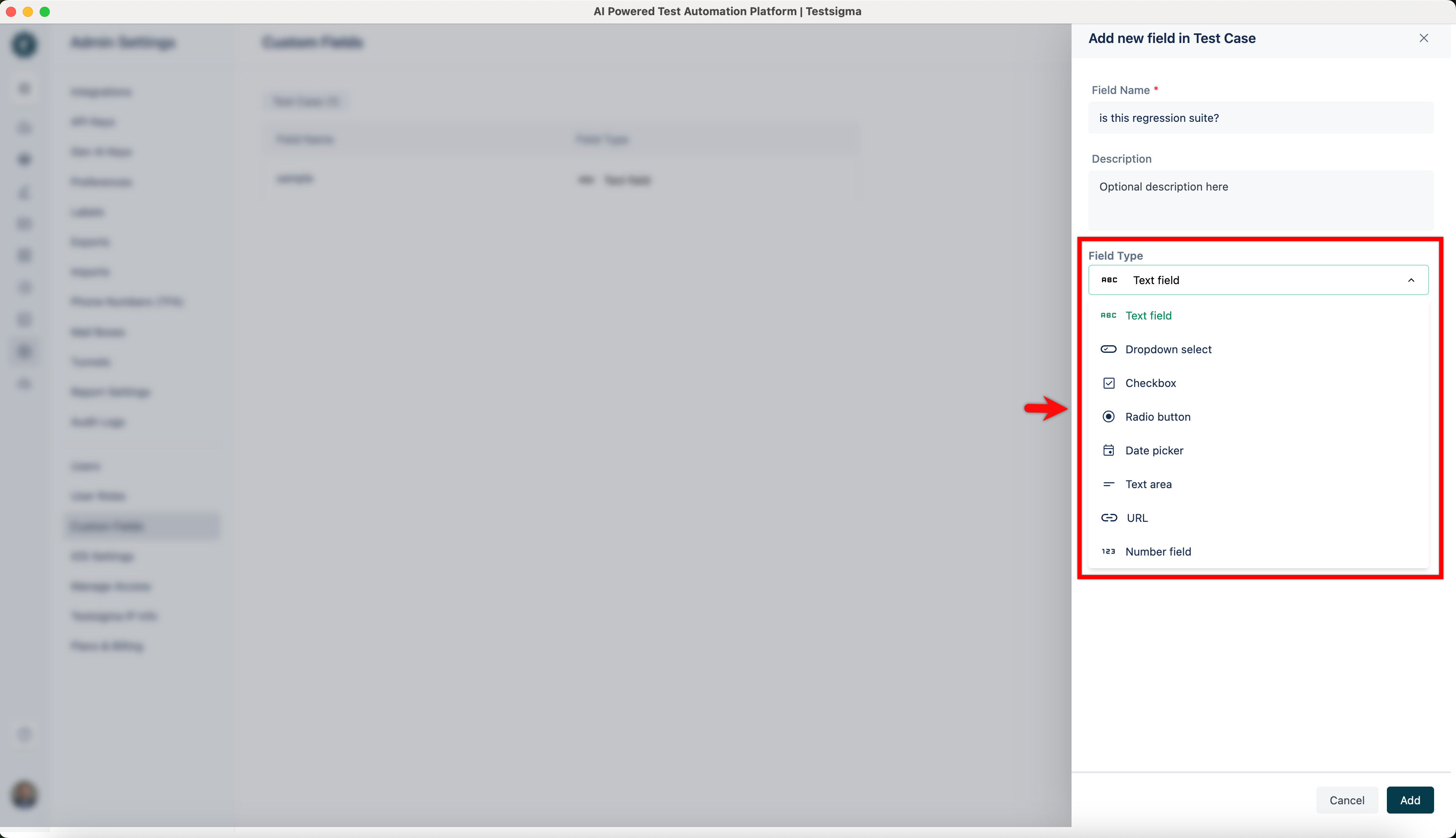 Create custom fields 6