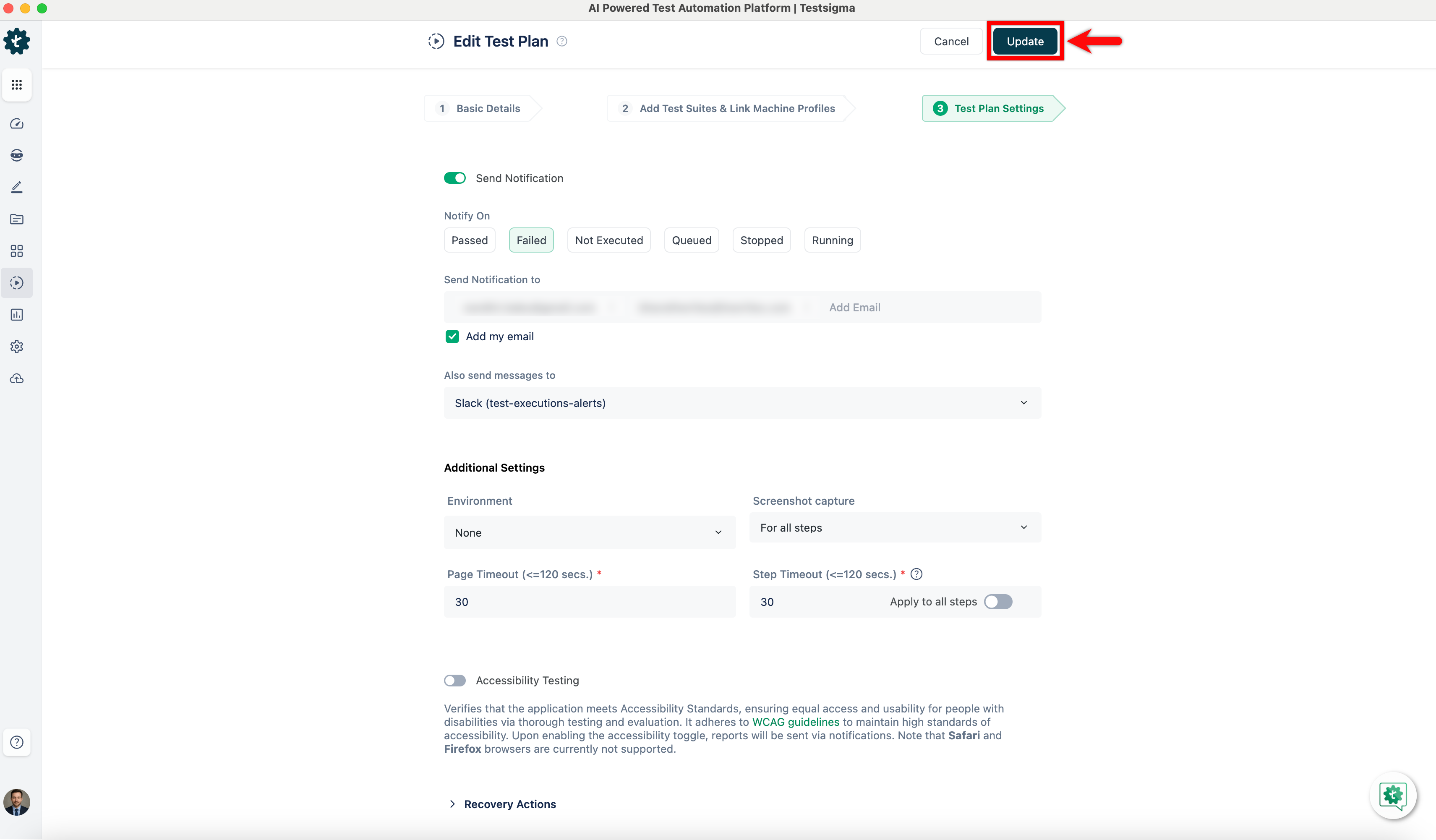 set up email configuration
