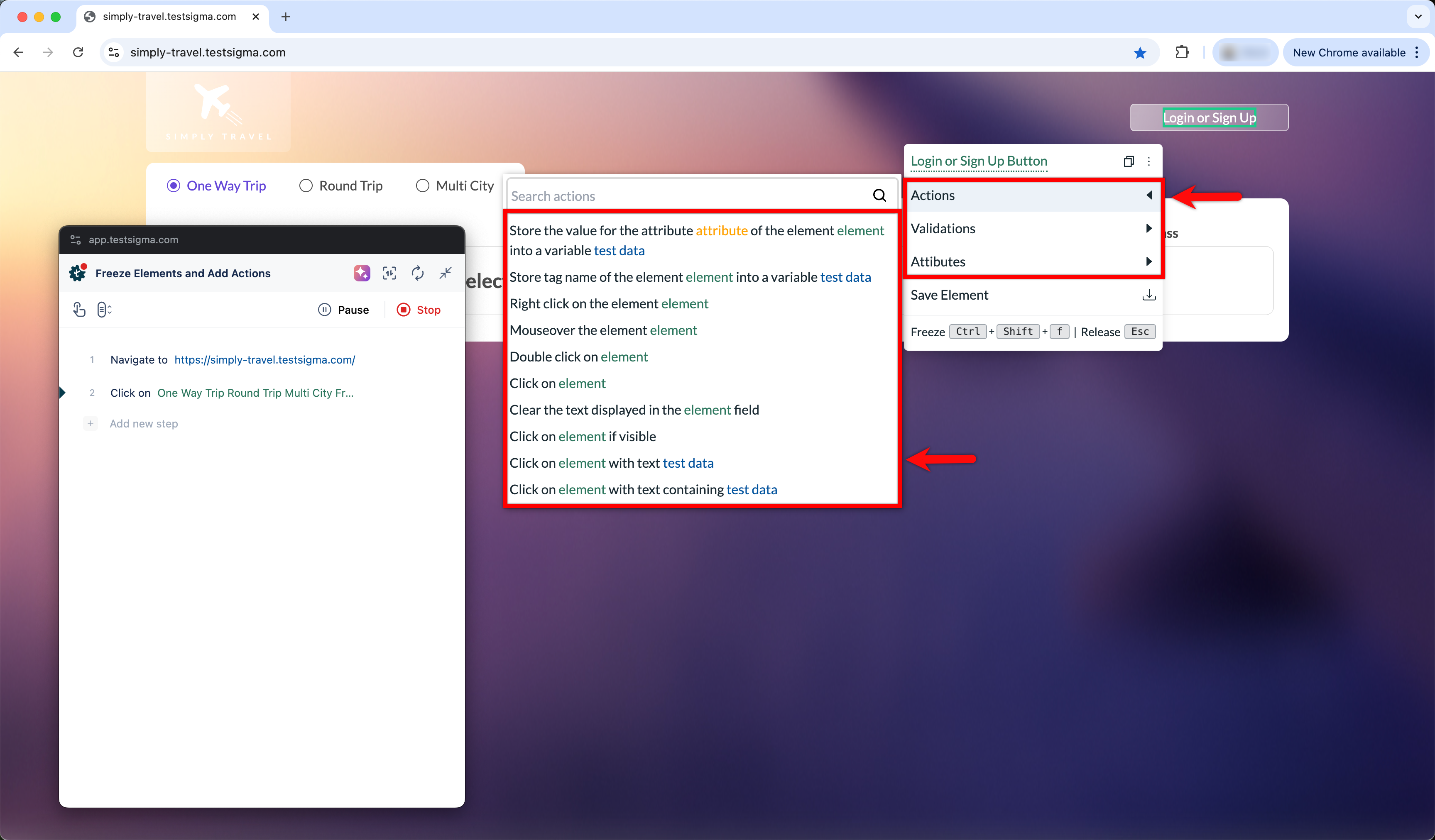 Verification or action