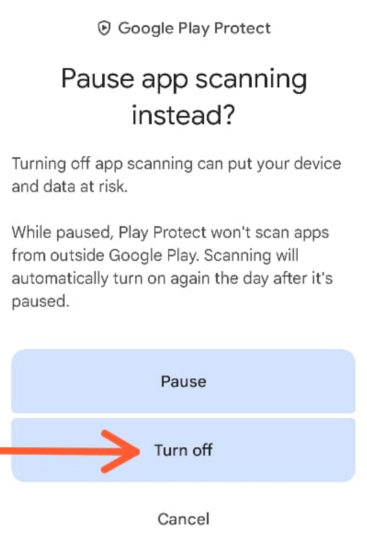 Turnoff Play Protect
