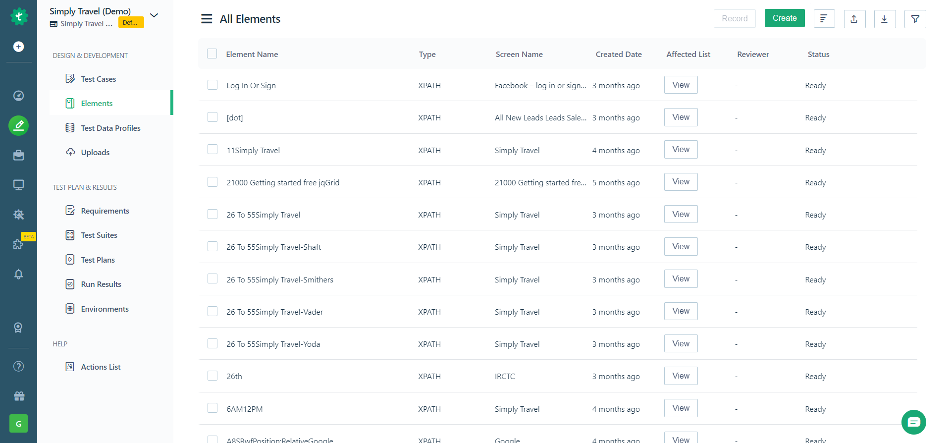 all-UI-identifiers-page-to-update-elements-in-Testsigma