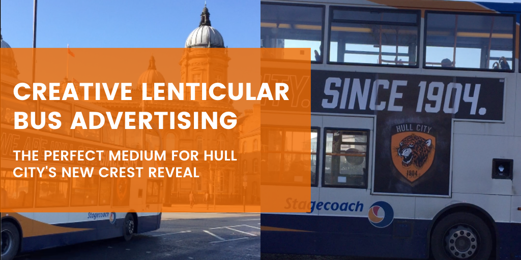 Lenticular bus advertising