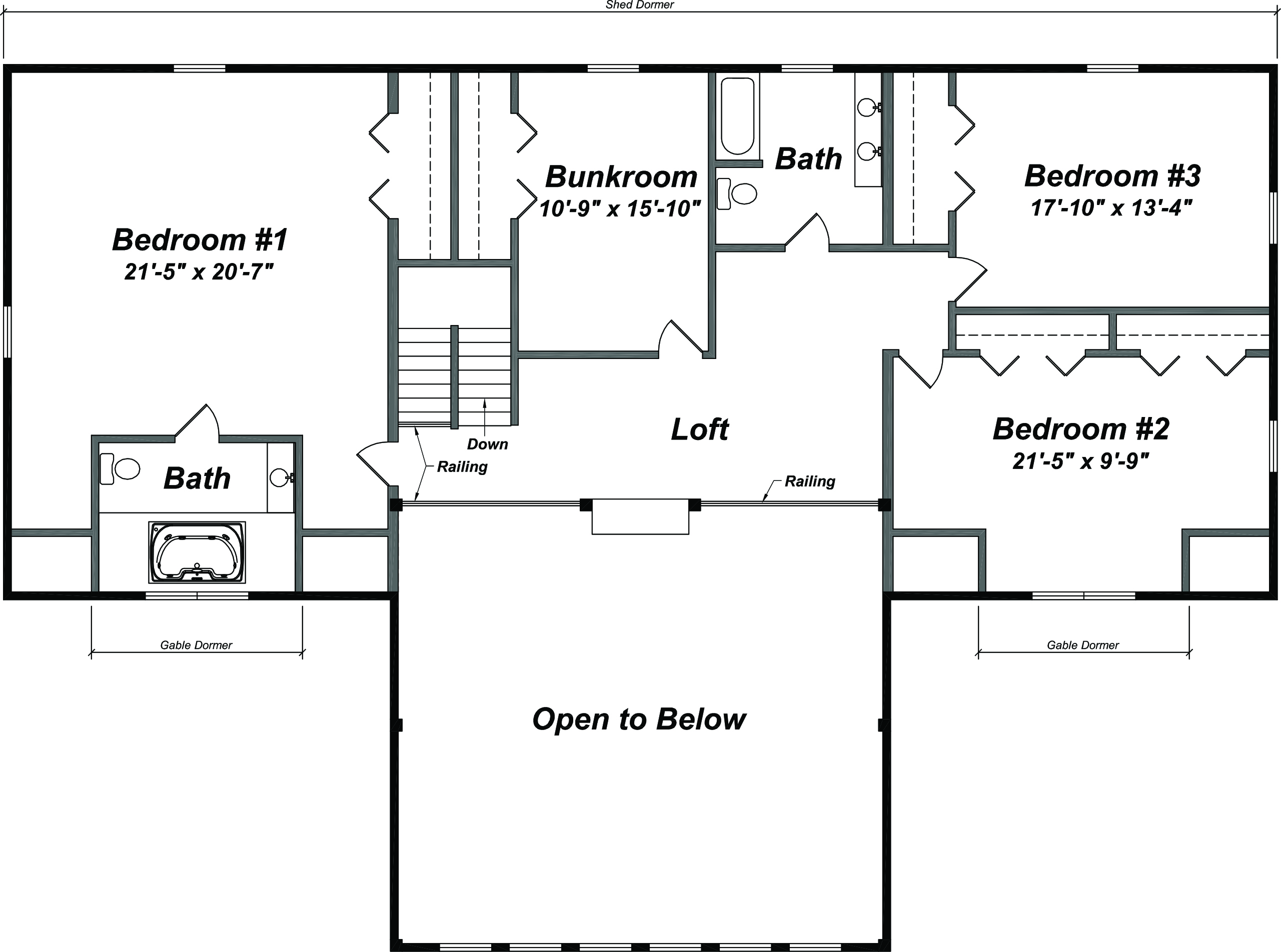 Cedar Crest Estate Floor Plan by Cedar Direct