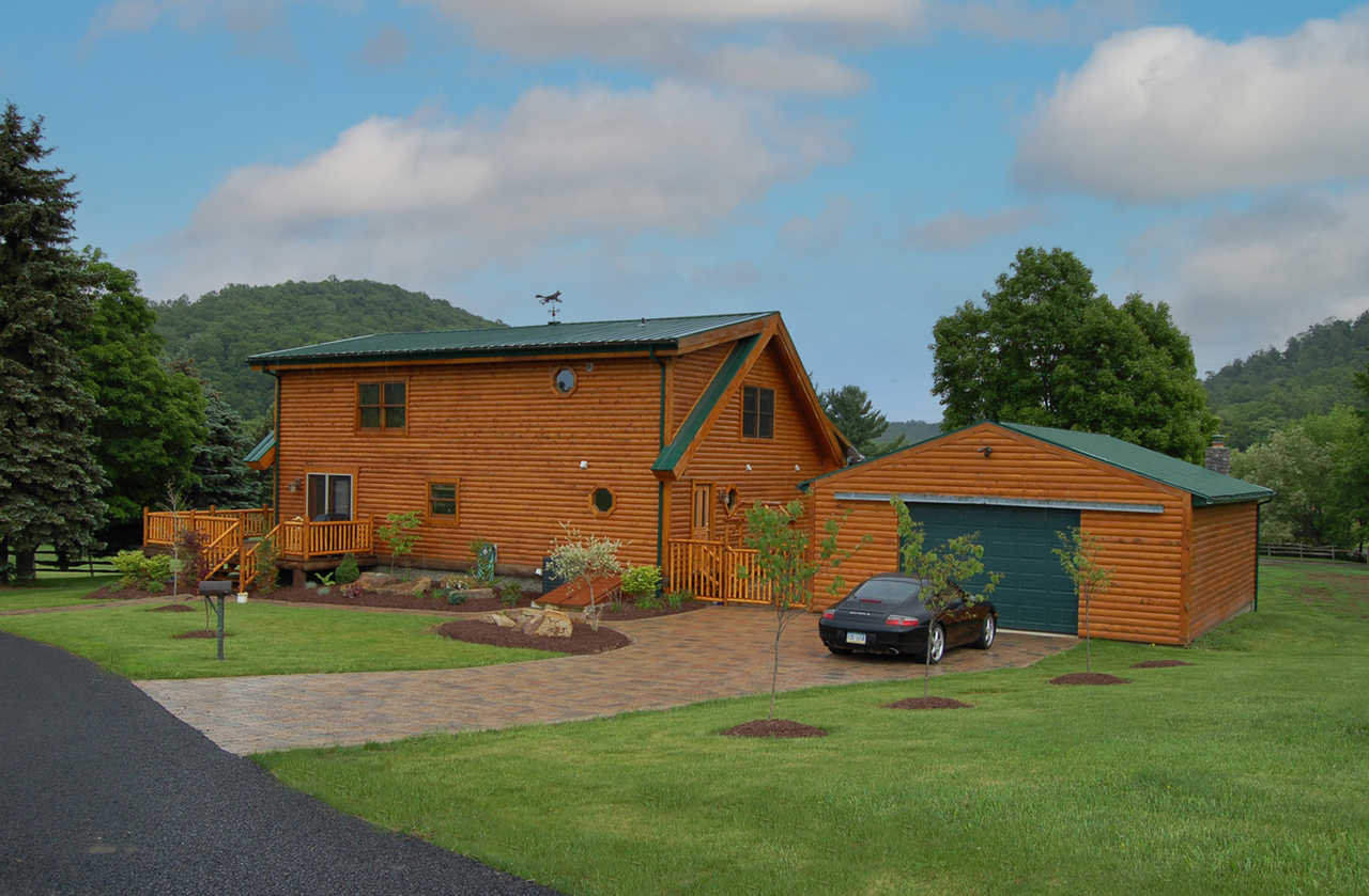 Punxsutawney Log Home Floor Plan by Cedar Direct