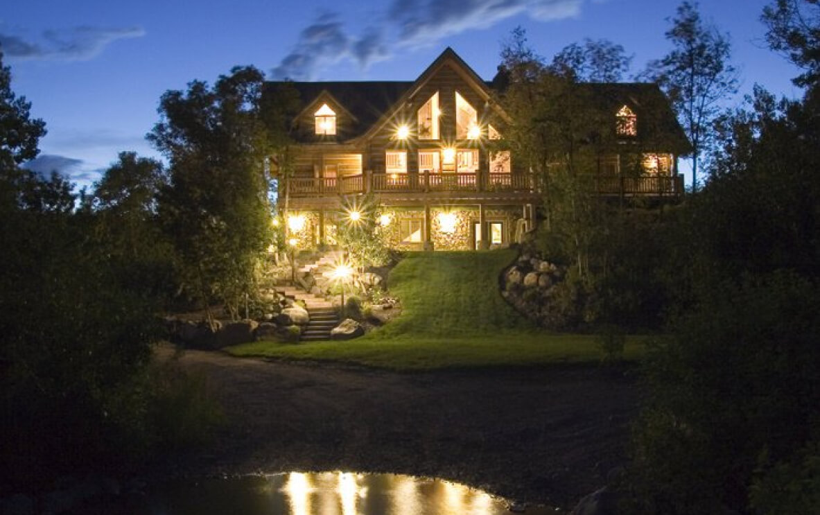 Caribou Log Home Plan by Whisper Creek Log Homes