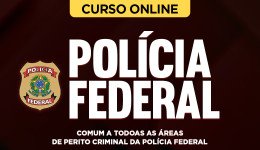 Capa Curso Comum a Todas as Áreas de Perito Criminal da Polícia Federal