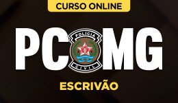 Capa Curso Polícia Civil MG Escrivão 