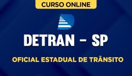 Capa Curso Detran SP - Oficial Estadual de Trânsito