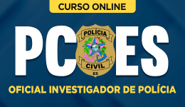 Capa Curso PC-ES - Oficial Investigador de Polícia