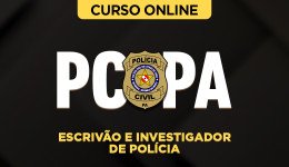 Capa Curso PC-PA - Escrivão e Investigador de Polícia