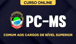 Capa Curso Polícia Civil MS - Comum aos Cargos de Nível Superior