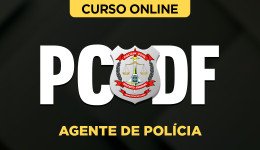 Capa Curso PCDF - Agente de Polícia