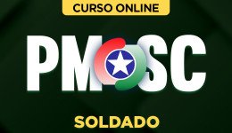 Capa Curso PM-SC - Soldado (Temporário)