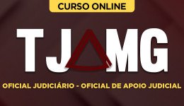 Capa Curso Oficial de Apoio Judicial TJ-MG