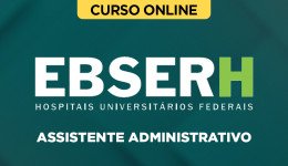 Capa Curso EBSERH - Assistente Administrativo