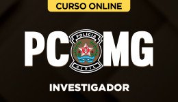 Capa Curso Polícia Civil MG Investigador