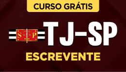 Capa Curso Grátis TJ-SP - Escrevente