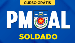 Capa Curso Grátis PM-AL - Soldado