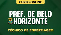 Capa Curso SMS - Prefeitura de Belo Horizonte - Técnico de Enfermagem