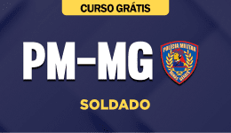 Capa Curso Grátis PM-MG - Soldado