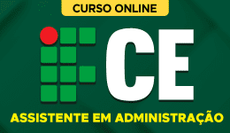 Capa Curso IFCE 2026 - Assistente em Administração