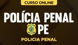 Capa Curso Polícia Penal - PE