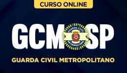 Capa Curso GCM SP 2026 - Guarda Civil Metropolitano + 2 Simulados Bônus