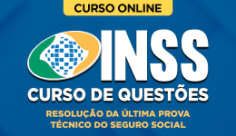 Capa Curso de Questões - Resolução da Última Prova INSS Técnico