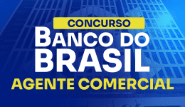 Capa Curso Banco do Brasil 2026 - Escriturário - Agente Comercial