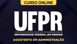 Capa Curso UFPR - Assistente em Administração