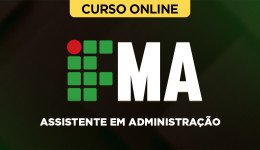 Capa Curso IFMA - Assistente em Administração