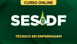 Capa Curso SES-DF- Técnico em Enfermagem