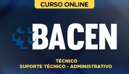 Capa Curso Bacen - Técnico - Suporte Técnico-Administrativo