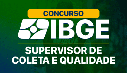 Capa Curso IBGE - Supervisor de Coleta e Qualidade 2025 (pós-edital)