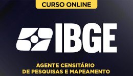 Capa Curso IBGE - Agente Censitário de Pesquisas e Mapeamento
