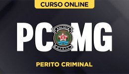 Capa Curso Polícia Civil MG - Perito Criminal I