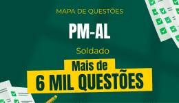 Capa Mapa de Questões Online - PM-AL - Soldado - 6 Mil Questões