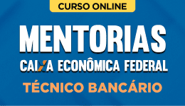 Capa Mentorias para Caixa - Técnico Bancário Novo