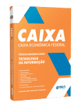 Capa Apostila Caixa  - Técnico Bancário Novo - Tecnologia da Informação